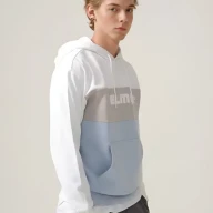 Худи KELME Hooded Sweater (White/Light Blue) - Худи KELME Hooded Sweater (White/Light Blue)