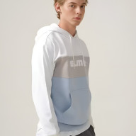 Худи KELME Hooded Sweater (White/Light Blue) - Худи KELME Hooded Sweater (White/Light Blue)