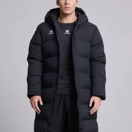 Пуховик KELME Men's Long Clothes Black - Пуховик KELME Men's Long Clothes Black