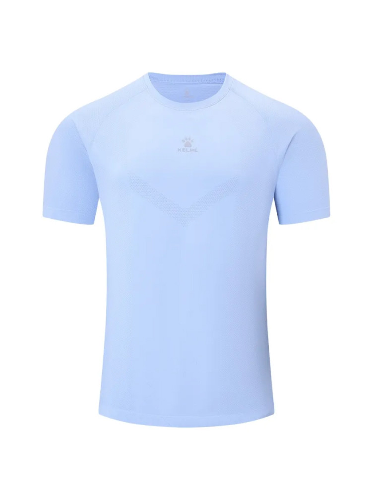 Термобелье (верх) KELME Lightweight Compression Short-sleeved Shirt Light Blue