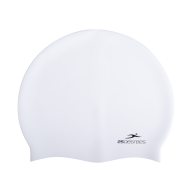 Шапочка для плавания Nuance White, силикон, подростковый - downloaded from prime-sport.ru