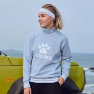 Свитшот KELME Round Neck Sweater Light Blue - Свитшот KELME Round Neck Sweater Light Blue