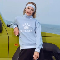 Свитшот KELME Round Neck Sweater Light Blue - Свитшот KELME Round Neck Sweater Light Blue
