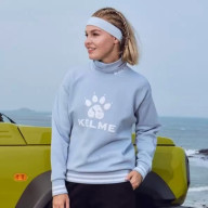 Свитшот KELME Round Neck Sweater Light Blue - Свитшот KELME Round Neck Sweater Light Blue