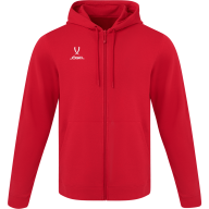 Флисовое худи на молнии JOGEL ESSENTIAL Cotton Fleece FZ Hoodie, красный - Флисовое худи на молнии JOGEL ESSENTIAL Cotton Fleece FZ Hoodie, красный