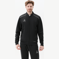 Олимпийка JOGEL DIVISION PerFormDRY Pre-match Knit Jacket, черный - Олимпийка JOGEL DIVISION PerFormDRY Pre-match Knit Jacket, черный