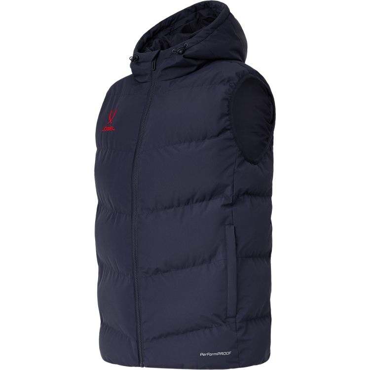 Жилет с капюшоном утепленный JOGEL ESSENTIAL PerFormPROOF Padded Hooded Vest, темно-синий