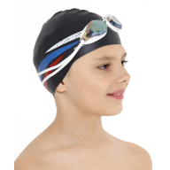 Шапочка для плавания Russia JR Black, силикон, подростковый - downloaded from prime-sport.ru
