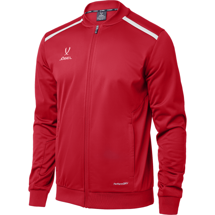 Олимпийка JOGEL DIVISION PerFormDRY Pre-match Knit Jacket, красный