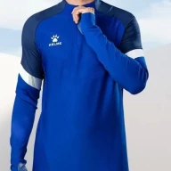 Олимпийка KELME Knitted Training Pullover Blue - Олимпийка KELME Knitted Training Pullover Blue