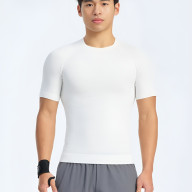 Термобелье (верх) KELME One-piece Knit Short Sleeve White - Термобелье (верх) KELME One-piece Knit Short Sleeve White