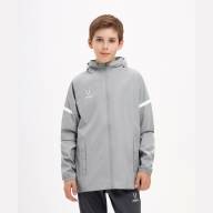 Куртка ветрозащитная JOGEL CAMP 2 Rain Jacket, серый, детский - downloaded from prime-sport.ru