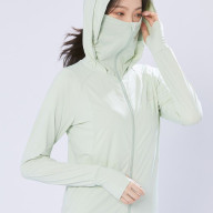 Ветровка KELME Knitted Sun Protection Skin Coat Pistachio - Ветровка KELME Knitted Sun Protection Skin Coat Pistachio