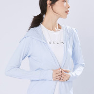 Ветровка KELME Knitted Sun Protection Skin Coat Light Blue - Ветровка KELME Knitted Sun Protection Skin Coat Light Blue