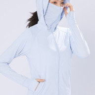 Ветровка KELME Knitted Sun Protection Skin Coat Light Blue - Ветровка KELME Knitted Sun Protection Skin Coat Light Blue