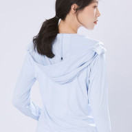 Ветровка KELME Knitted Sun Protection Skin Coat Light Blue - Ветровка KELME Knitted Sun Protection Skin Coat Light Blue