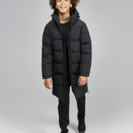 Детский пуховик FN Snowfall Long Kid Black - Детский пуховик FN Snowfall Long Kid Black