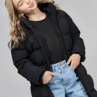 Детский пуховик FN Snowfall Long Kid Black - Детский пуховик FN Snowfall Long Kid Black