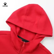 Толстовка KELME Men's Hooded Jacket Red - Толстовка KELME Men's Hooded Jacket Red