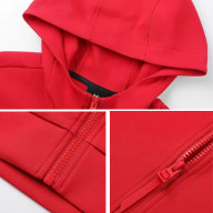 Толстовка KELME Men's Hooded Jacket Red - Толстовка KELME Men's Hooded Jacket Red