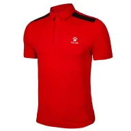 Футболка-поло KELME Short Sleeve Polo Shirt Red - Футболка-поло KELME Short Sleeve Polo Shirt Red