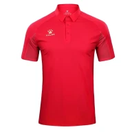 Футболка-поло KELME Short Sleeve Polo Shirt Red - Футболка-поло KELME Short Sleeve Polo Shirt Red