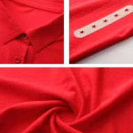 Футболка-поло KELME Short Sleeve Polo Shirt Red - Футболка-поло KELME Short Sleeve Polo Shirt Red