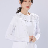Ветровка KELME Knitted Sun Protection Skin Coat White - Ветровка KELME Knitted Sun Protection Skin Coat White