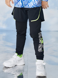 Детский брюки KELME Fake Two-Piece Trousers Black