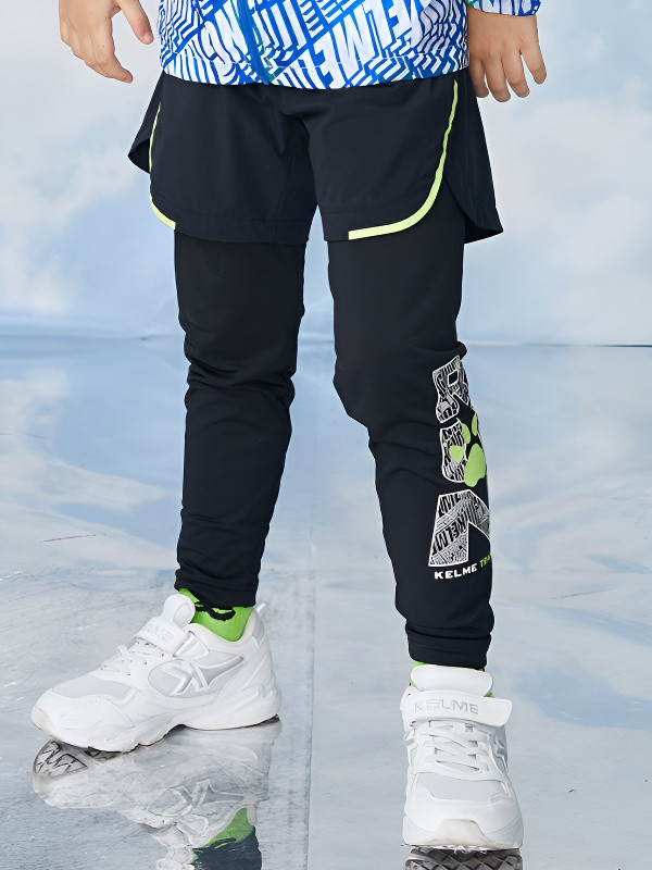 Детский брюки KELME Fake Two-Piece Trousers Black