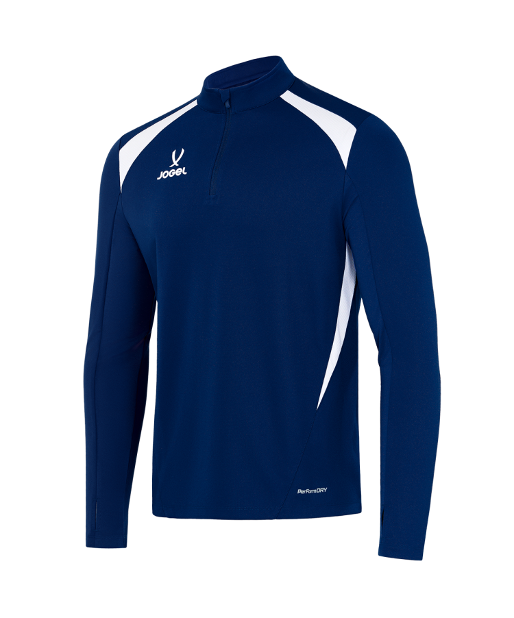 Джемпер тренировочный JOGEL DIVISION PerFormDRY Training 1/4 Zip Top, темно-синий, детский