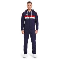 Костюм спорт. муж. с капюш. MIKASA MT550/151-083-L, р. L, 100% полиэстер, темносине-белый - Костюм спорт. муж. с капюш. MIKASA MT550/151-083-L, р. L, 100% полиэстер, темносине-белый