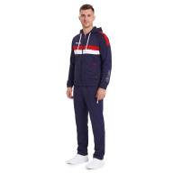 Костюм спорт. муж. с капюш. MIKASA MT550/151-083-L, р. L, 100% полиэстер, темносине-белый - Костюм спорт. муж. с капюш. MIKASA MT550/151-083-L, р. L, 100% полиэстер, темносине-белый