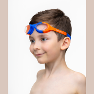Очки для плавания Dory Navy/Orange, детский - downloaded from prime-sport.ru