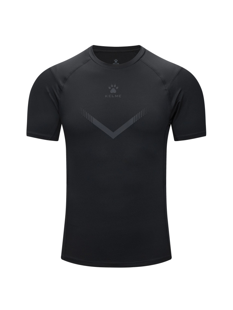 Термобелье (верх) KELME Short Sleeve Tights Black