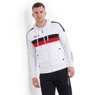 Костюм спорт. муж. с капюш. MIKASA MT550/701-078-3XL, р.3XL, 100% полиэстер, бело-черно-красный - Костюм спорт. муж. с капюш. MIKASA MT550/701-078-3XL, р.3XL, 100% полиэстер, бело-черно-красный