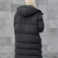Пуховик KELME Women's Mid-Length Down Jacket Black - Пуховик KELME Women's Mid-Length Down Jacket Black