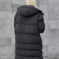 Пуховик KELME Women's Mid-Length Down Jacket Black - Пуховик KELME Women's Mid-Length Down Jacket Black