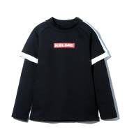 Детский лонгслив KELME Boys Long Sleeve T-Shirt Black - Детский лонгслив KELME Boys Long Sleeve T-Shirt Black