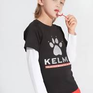 Детский лонгслив KELME Boys Long Sleeve T-Shirt Black - Детский лонгслив KELME Boys Long Sleeve T-Shirt Black