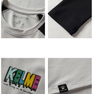 Лонгслив KELME Long-Sleeved T-Shirt (White/Black) - Лонгслив KELME Long-Sleeved T-Shirt (White/Black)