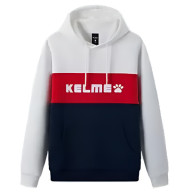 Худи KELME Hooded Sweater (White/Dark Blue) - Худи KELME Hooded Sweater (White/Dark Blue)