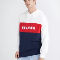 Худи KELME Hooded Sweater (White/Dark Blue) - Худи KELME Hooded Sweater (White/Dark Blue)