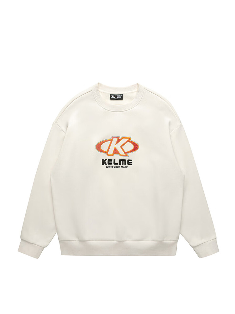 Свитшот KELME Fleece Crew Neck Sweatshirt White