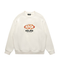 Свитшот KELME Fleece Crew Neck Sweatshirt White - Свитшот KELME Fleece Crew Neck Sweatshirt White