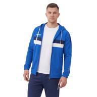 Костюм спорт. муж. с капюш. MIKASA MT550/151-0100-S, р. S, 100% полиэстер, сине-белый - Костюм спорт. муж. с капюш. MIKASA MT550/151-0100-S, р. S, 100% полиэстер, сине-белый