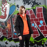 Пуховик KELME Men's Down Jacket Black - Пуховик KELME Men's Down Jacket Black