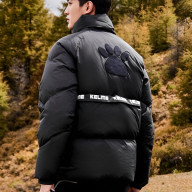 Пуховик KELME Men's Down Jacket Black - Пуховик KELME Men's Down Jacket Black