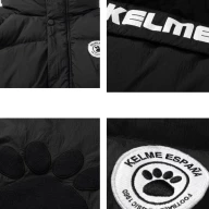 Пуховик KELME Men's Down Jacket Black - Пуховик KELME Men's Down Jacket Black