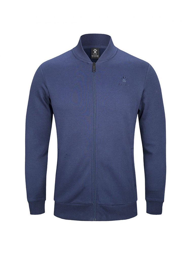 Бомбер KELME Knitted And Velvet Jacket Blue